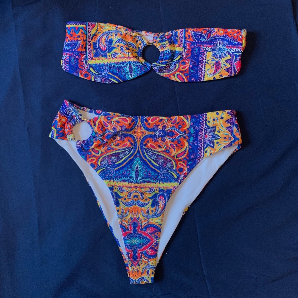 Shein high waisted bathing suit